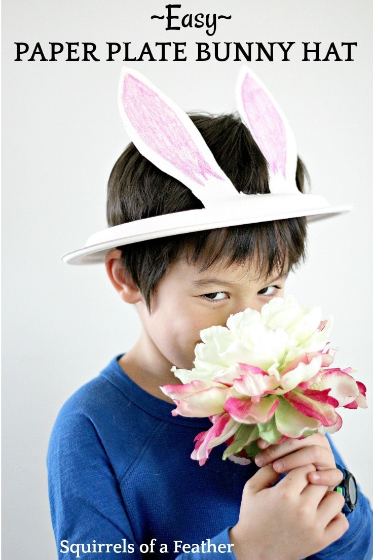 How To Make A Paper Plate Bunny Hat Complete With Ears