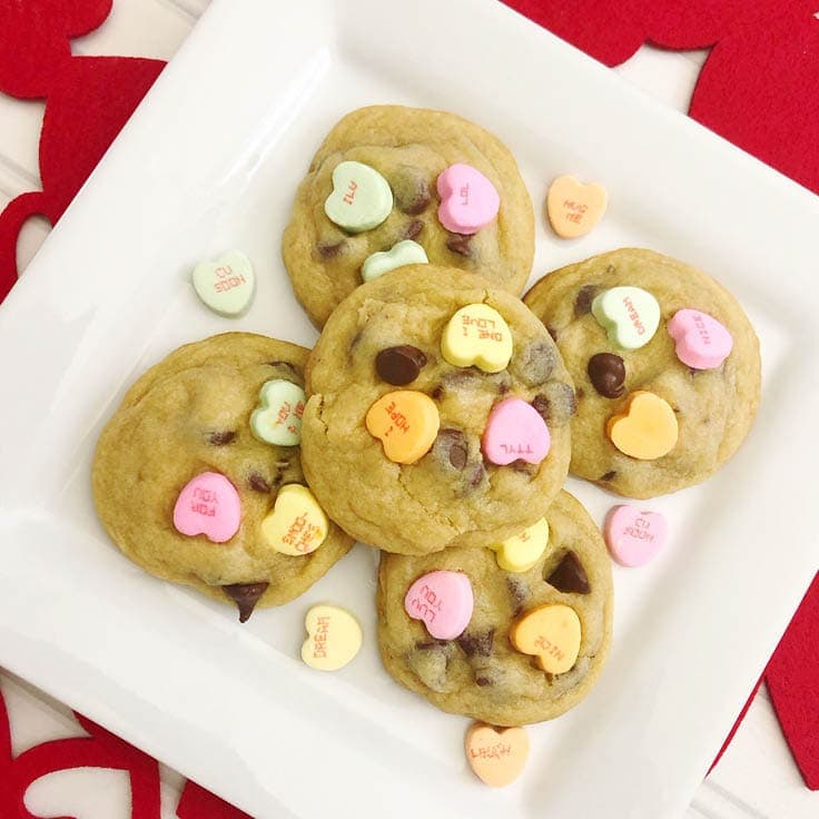 Conversation Heart Cookies for Valentine’s Day