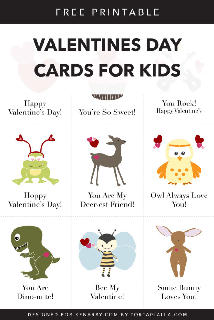 Valentines Day Cards For Kids: Free Printable Download - Ideas for the Home