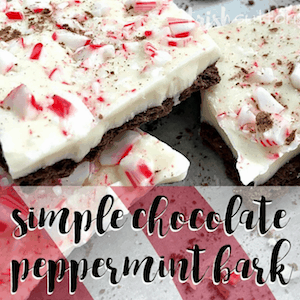 No Bake Chocolate Peppermint Bark Recipe; TrishSutton.com