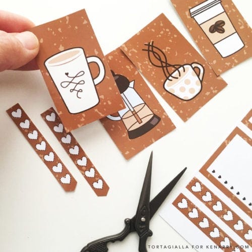 Free Printable Planner Stickers For Coffee-Lovers - Ideas for the Home