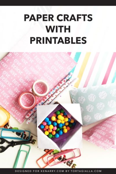 Paper Crafts with Printables: Free Download - Ideas for the Home