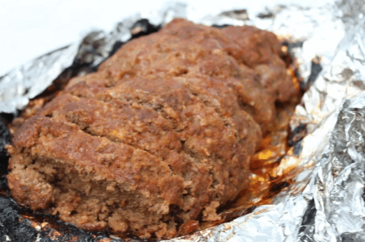BBQ Meatloaf Made on the Grill. Find the recipe on Venture1105.com