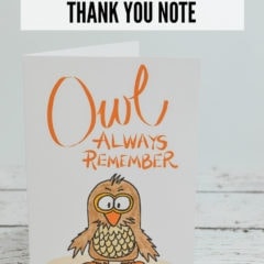 With this free printable thank you note for teacher appreciation, your child can write 3 things 