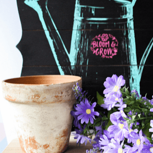 How to easily distress terra cotta clay paints with paint Our Crafty Mom