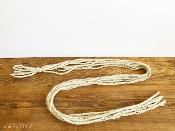 How to Make a Macrame Plant Hanger with Easy Supplies