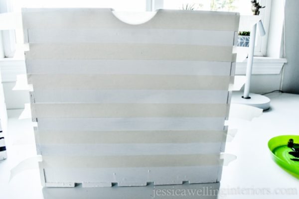 Painted Wood Crate Storage Idea - Ideas for the Home