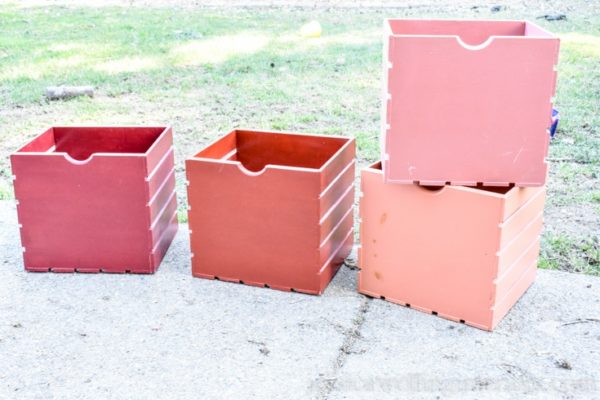 Painted Wood Crate Storage Idea - Ideas for the Home - Custom Large Soft Painted Wood Storage Crate