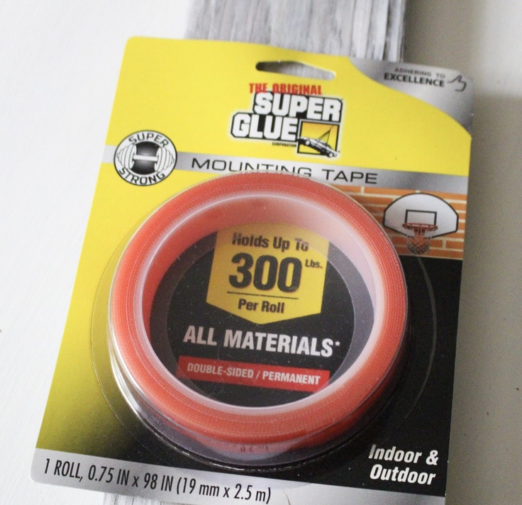 super glue mounting tape