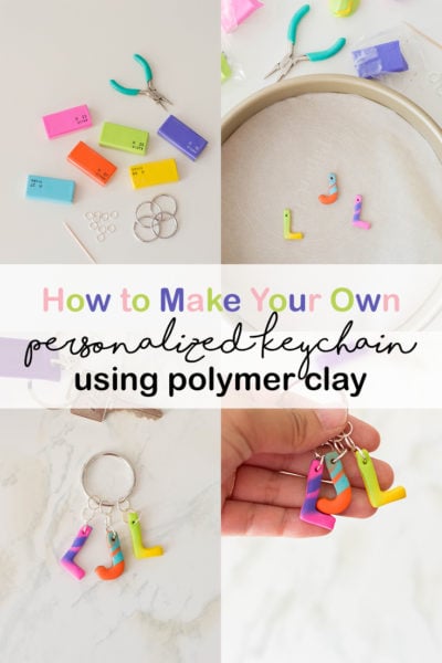 DIY Personalized Keychain Using Polymer Clay - Ideas for the Home