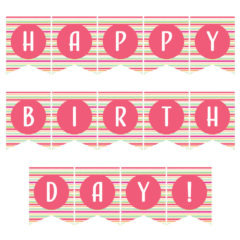 Birthday Banner Printable Free Download - Ideas for the Home