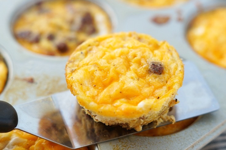 Sausage and Cheddar Egg Muffins