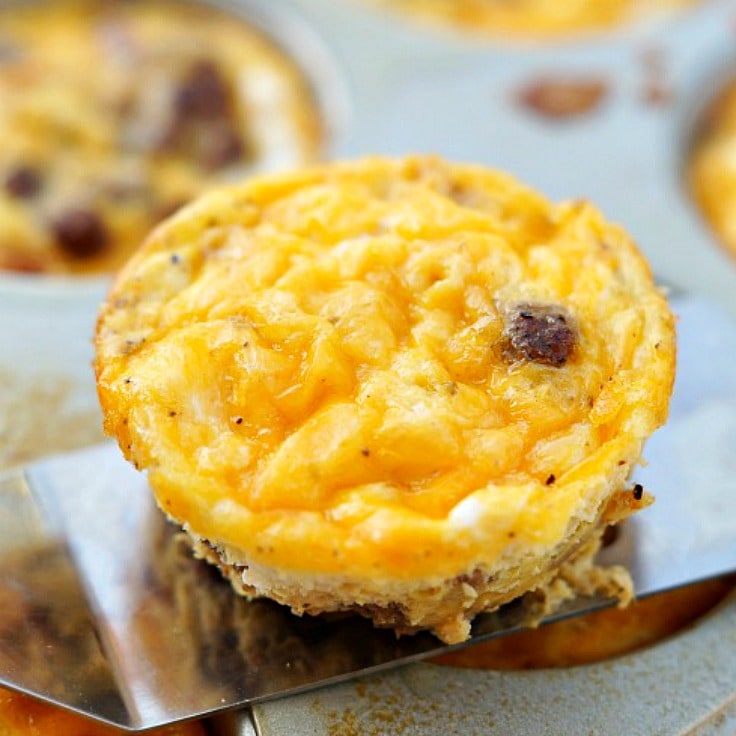 Sausage and Cheese Egg Muffins