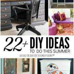 22 Plus DIY Ideas to Do This Summer featured on Ideas for the Home by Kenarry