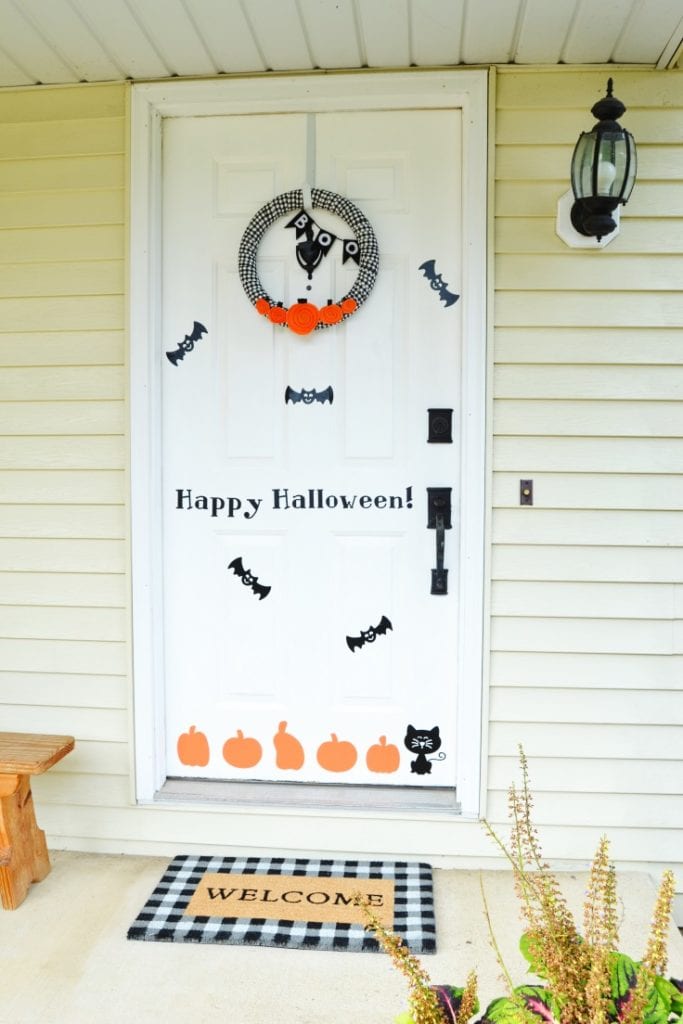 DIY Halloween Door Decorations Are Easy with Vinyl - Ideas for the Home