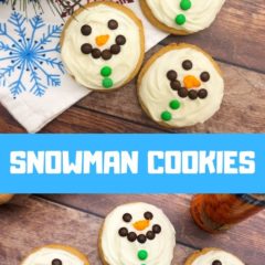 Try my Snowman Cookies - An Easy to Make Treat. They only require a handful of ingredients and the whole family can enjoy!
