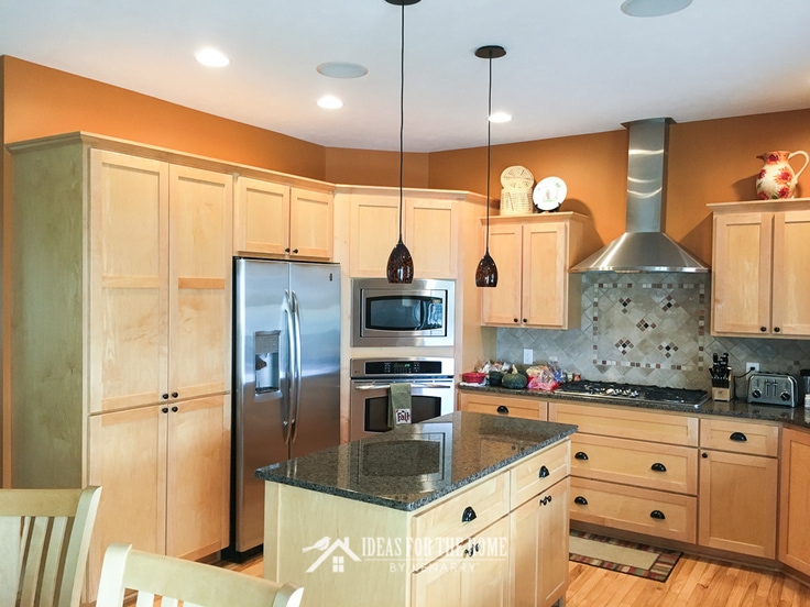 Kitchen Reveal 5 Problems And Easy, What Color Tile Goes With Light Maple Cabinets