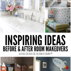 Inspiring Ideas, Before & After Room Makeovers featured on Ideas for the Home by Kenarry