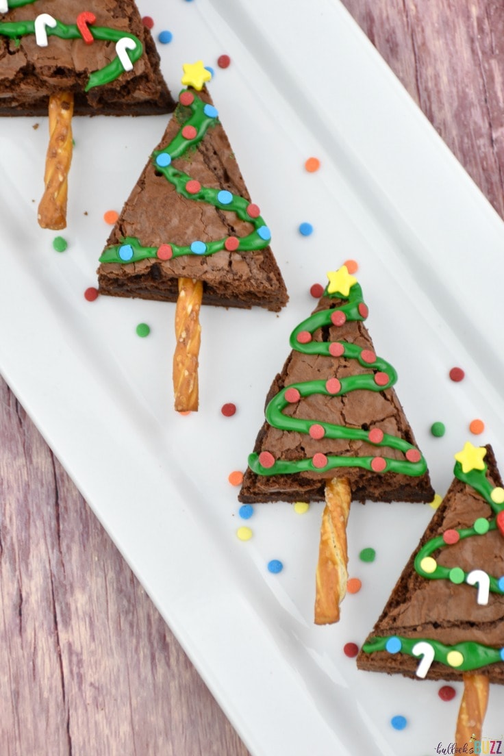 These fun and festive Christmas Tree Brownies are the perfect holiday treat! Plus, they are easy-to-make, too!