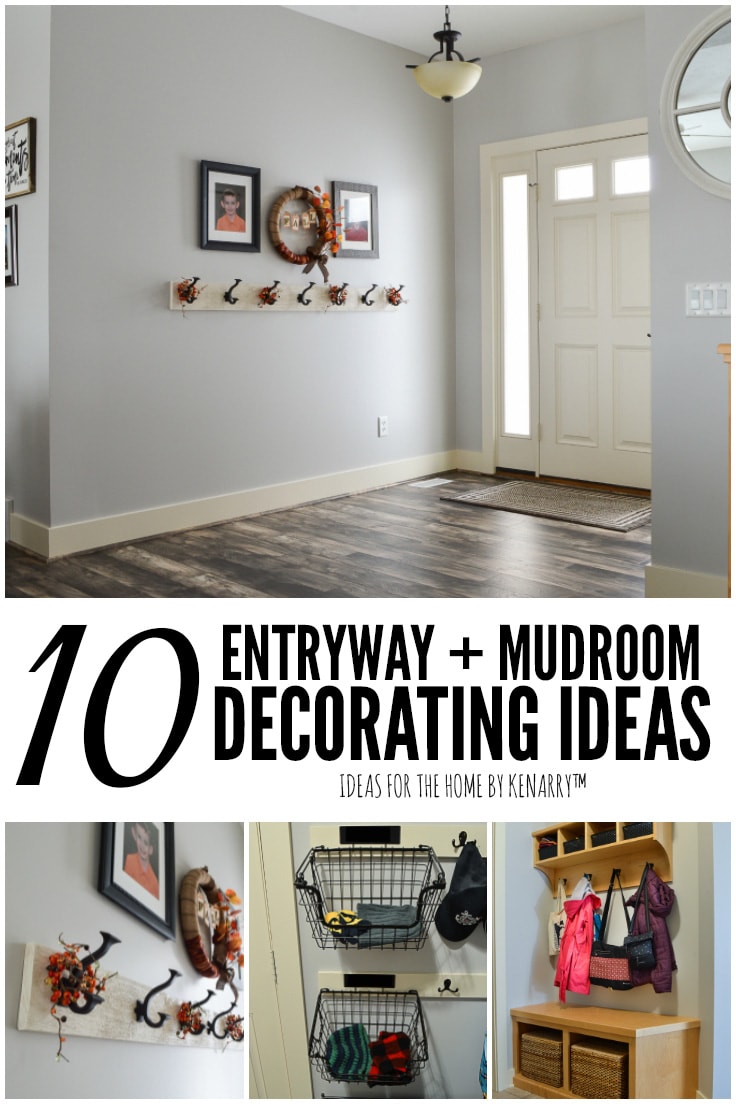 10 Entryway and Mudroom Decorating Ideas | Ideas for the Home by Kenarry