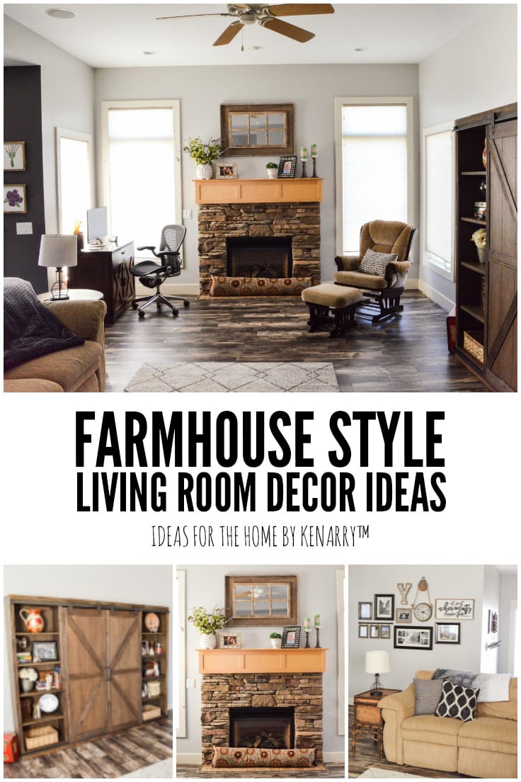 Farmhouse Style Living Room Decor Ideas | Ideas for the Home by Kenarry