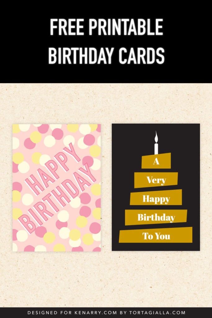 Free Printable Birthday Cards Ideas For The Home