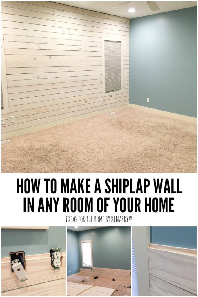 How To Make A Shiplap Wall In Your Home - Ideas for the Home