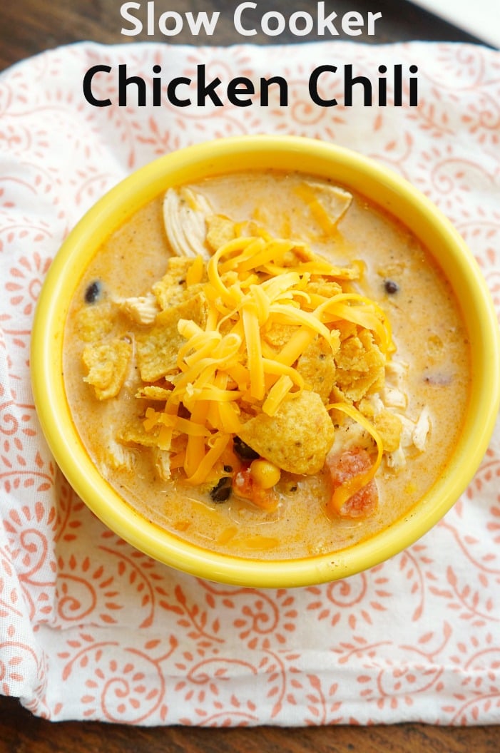 slow cooker chicken chili