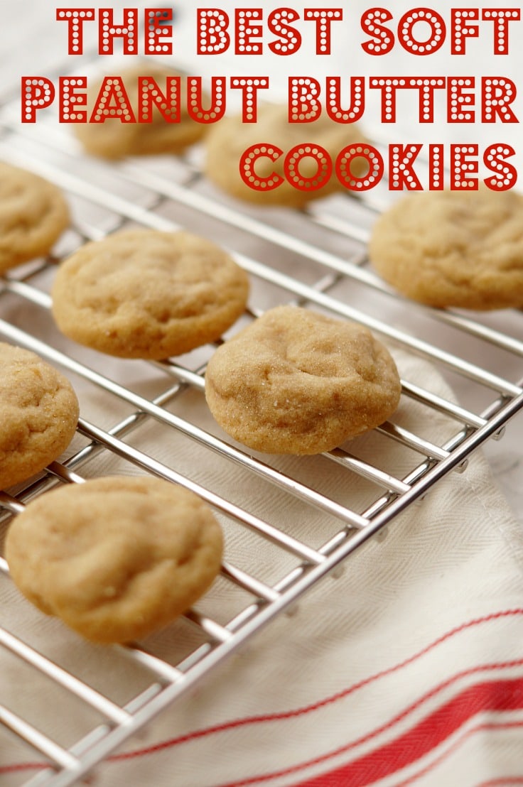 The best soft-baked peanut butter cookies