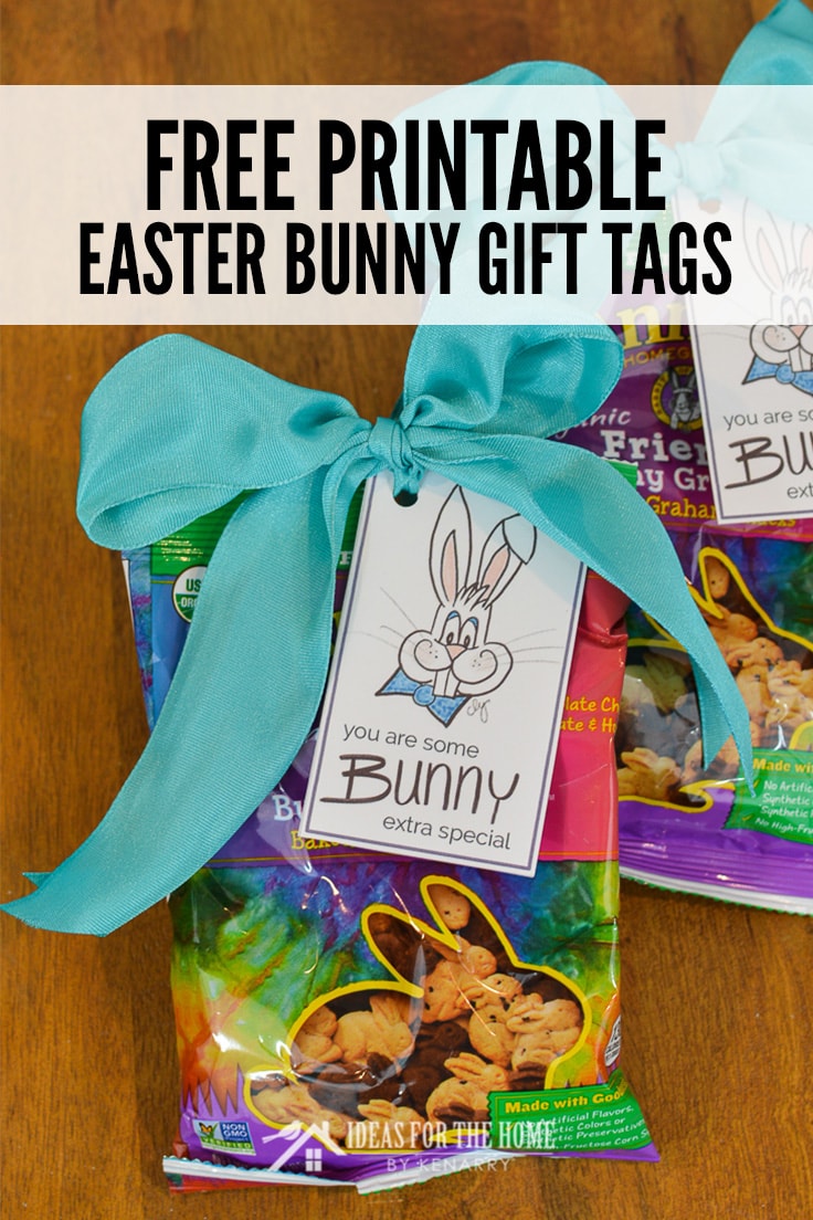 Free Printable Easter Bunny Gift Tags