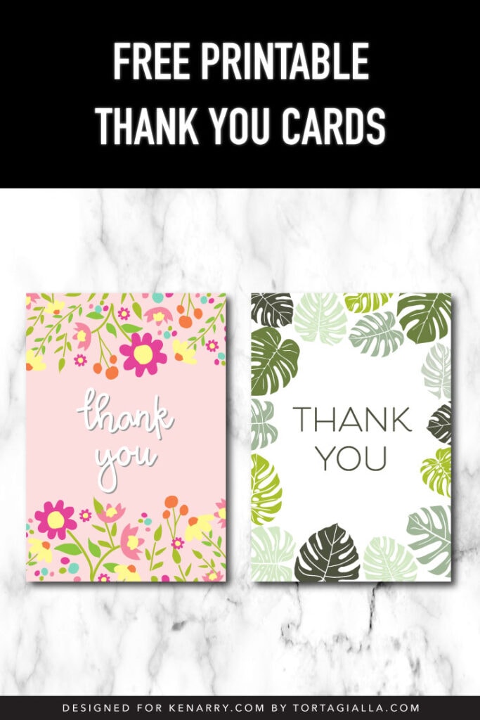Free Printable Thank You Cards Ideas For The Home