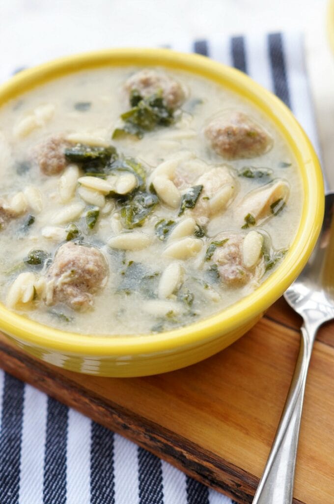 Spicy Sausage and Orzo Soup - Ideas for the Home