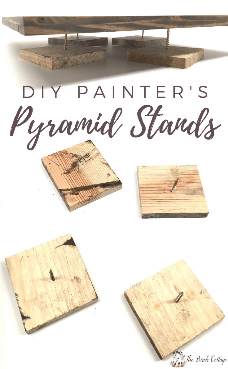DIY Painter's Pyramid Stands 