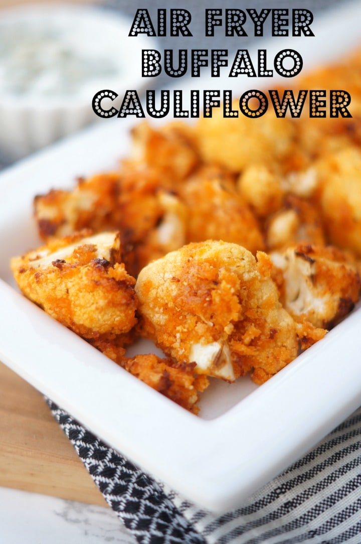 Air Fryer Buffalo Cauliflower 