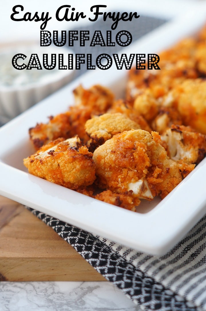 Easy Air Fryer Buffalo Cauliflower 