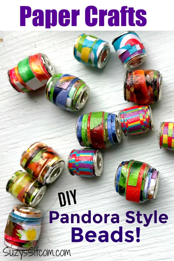 Paper Crafts: DIY Pandora Style Beads 