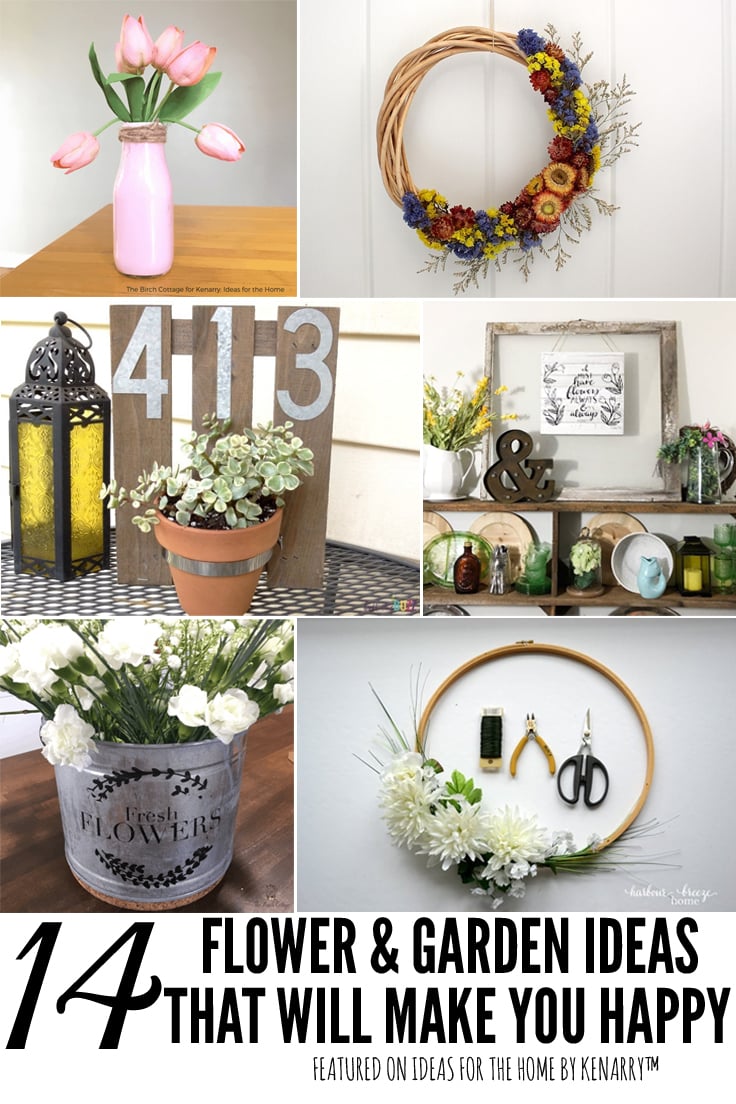 14 Pretty Flower and Garden Ideas That Will Make You Happy