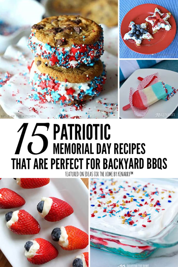15 Patriotic Memorial Day Recipes That Are Perfect for Backyard BBQs