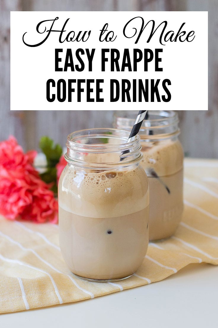 How to make your very own serving of Greek-style frappe coffee drinks. The perfect summer thirst quencher!