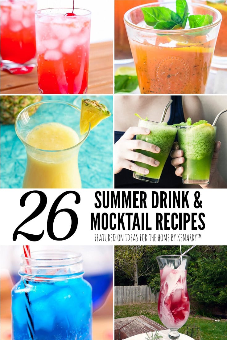 26 Summer Drink and Mocktail Recipes