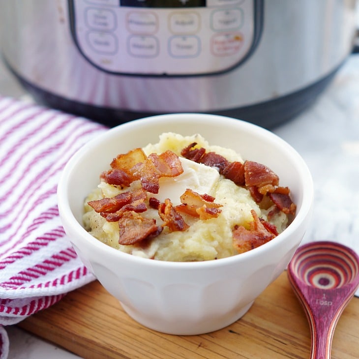 Instant Pot Mashed Potatoes With Bacon