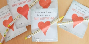 Pencil Valentines For Kids: Free Printable - Ideas for the Home