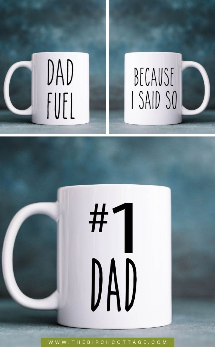 DIY Father's Day Mug with Free SVG Cut File - Ideas for the Home