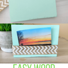 Easy wood photo frame.