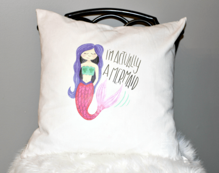 diy mermaid pillow
