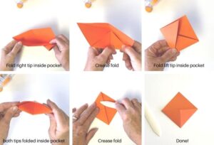 How to Make an Easy Origami Corner Bookmark - Ideas for the Home
