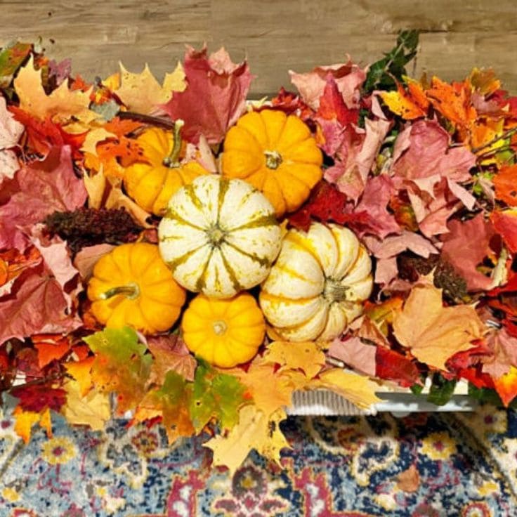 How to Decorate a Fall Dough Bowl with Foraged Items