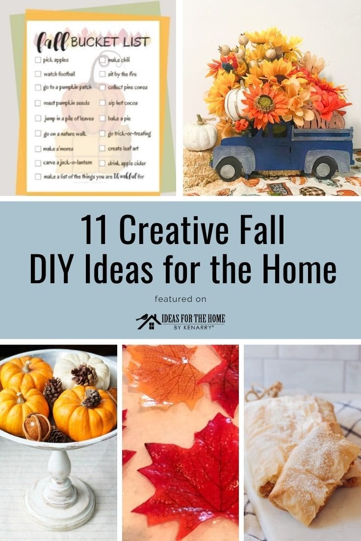 11 creative fall DIY ideas for the home.