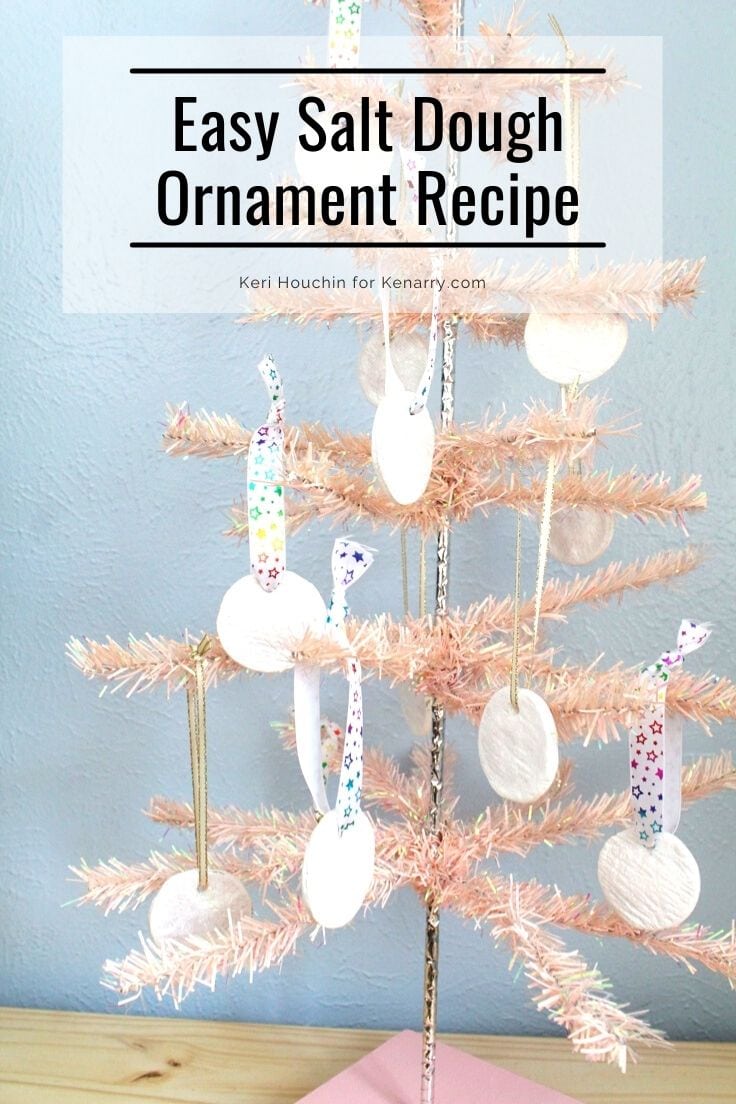 Easy Salt Dough Ornament Recipe.