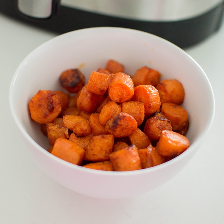 Air Fryer Honey Carrots Side Dish